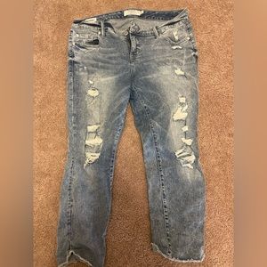 Torrid size 16 Boyfriend distressed jeans